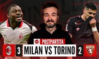 El AC Milan derrotó al Torino FC por 3-2.