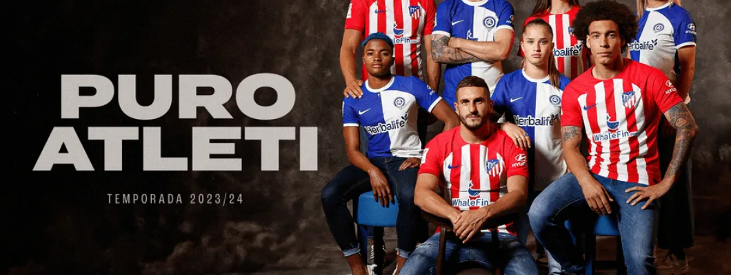 El Atlético de Madrid estrena la camiseta de la nueva temporada