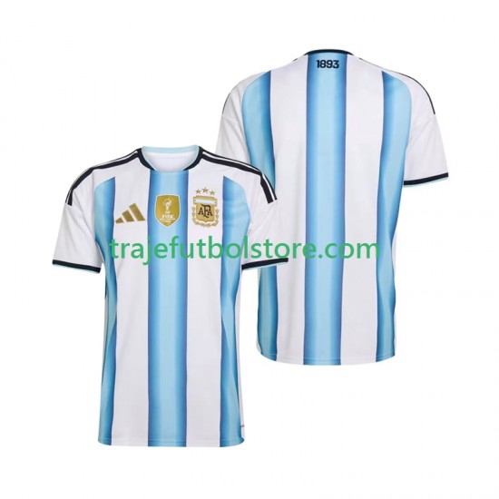 Camiseta 1ª Argentina Hombre Copa Mundial 2026 Manga Corta