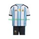 Camiseta 1ª Argentina Niño Copa Mundial 2026 Manga Corta