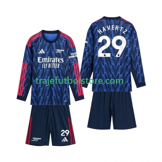 Camiseta 2ª Arsenal Havertz 29 Niño 2025-2026 ML