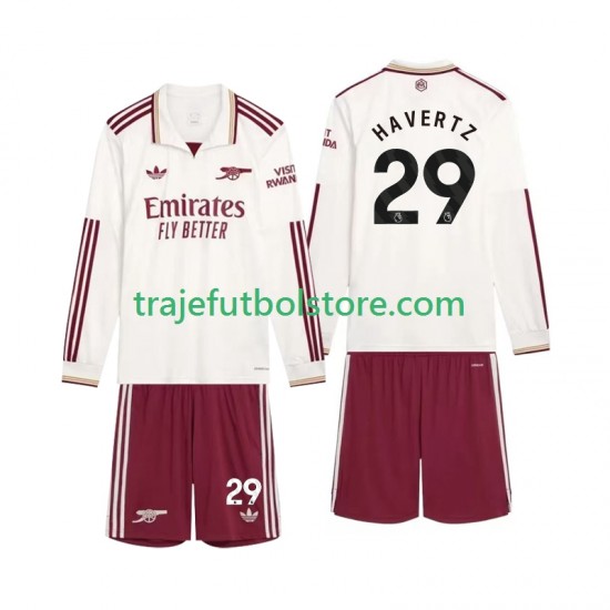 Camiseta 3ª Arsenal Havertz 29 Niño 2025-2026 ML