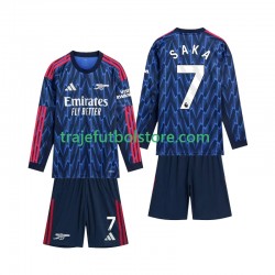 Camiseta 2ª Arsenal Saka 7 Niño 2025-2026 ML