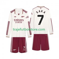 Camiseta 3ª Arsenal Saka 7 Niño 2025-2026 ML