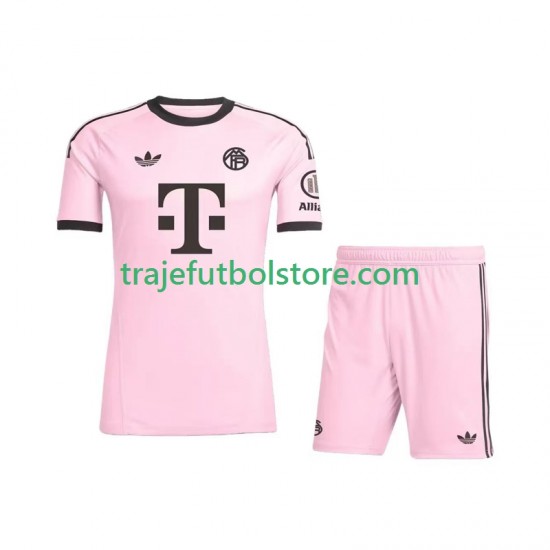 Camiseta 3ª Bayern de Múnich UCL Portero Niño 2025-2026 Manga Corta