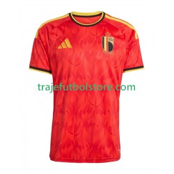 Camiseta 1ª Bélgica Hombre Copa Mundial 2026 Manga Corta