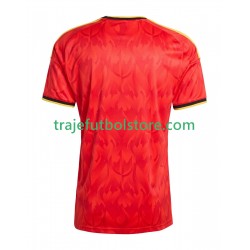 Camiseta 1ª Bélgica Hombre Copa Mundial 2026 Manga Corta