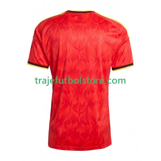 Camiseta 1ª Bélgica Hombre Copa Mundial 2026 Manga Corta