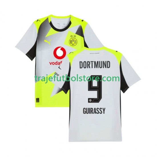 Camiseta 2ª Borussia Dortmund Serhou Guirassy 9 Hombre 2025-2026 Manga Corta