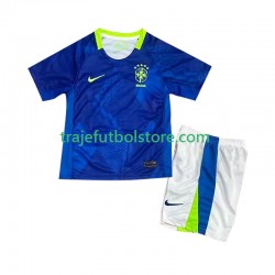 Camiseta 2ª Brasil Niño 2025-2026 Manga Corta