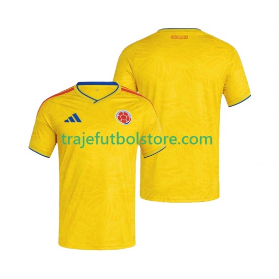 Camiseta 1ª Colombia Hombre Copa Mundial 2026 Manga Corta