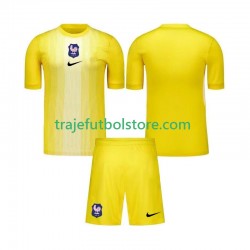 Camiseta 1ª Francia Portero Niño 2025 Manga Corta
