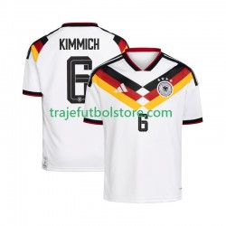 Camiseta 1ª Alemania Joshua Kimmich 6 Hombre Copa Mundial 2026 Manga Corta