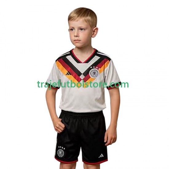 Camiseta 1ª Alemania Niño Copa Mundial 2026 Manga Corta