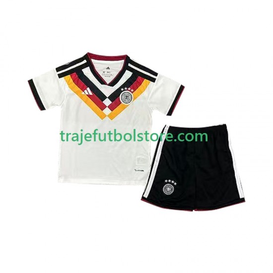 Camiseta 1ª Alemania Niño Copa Mundial 2026 Manga Corta