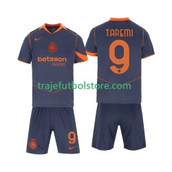 Camiseta 3ª Inter Milan Marcus Thuram 9 Niño 2025-2026 Manga Corta