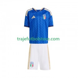 Camiseta 1ª Italia Niño Copa Mundial 2026 Manga Corta