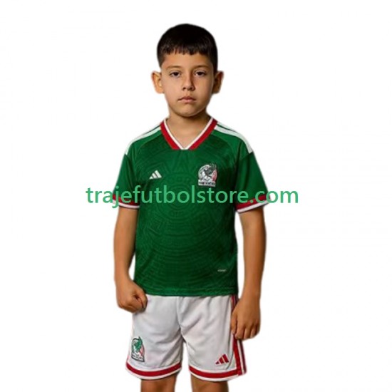 Camiseta 1ª México Niño Copa Mundial 2026 Manga Corta