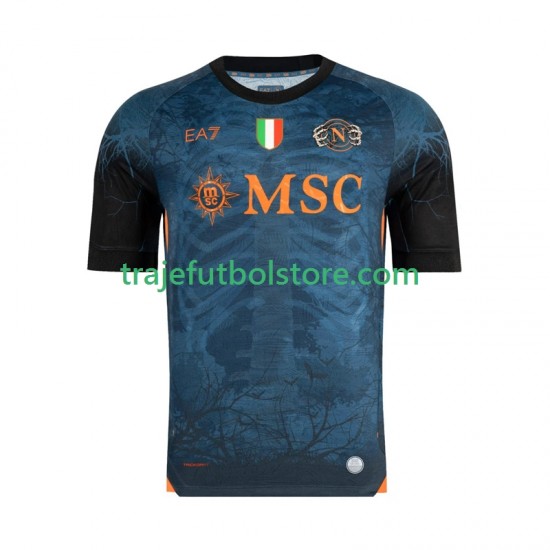 Camiseta 1ª Napoli Halloween Hombre 2025-2026 Manga Corta