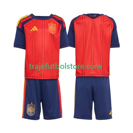 Camiseta 1ª España Niño Copa Mundial 2026 Manga Corta