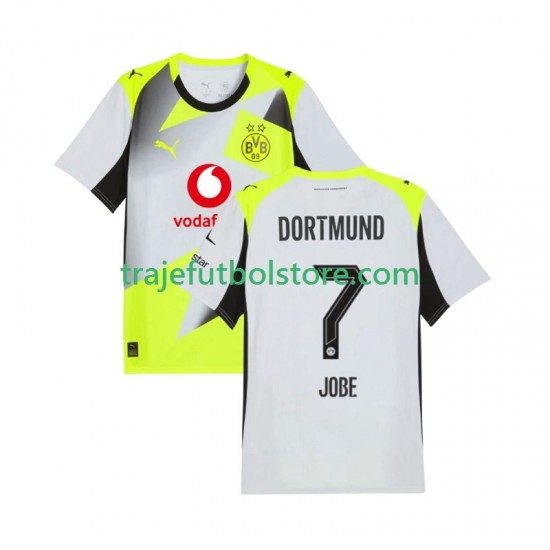 Camiseta 2ª Borussia Dortmund Jobe Bellingham 7 Hombre 2025-2026 Manga Corta