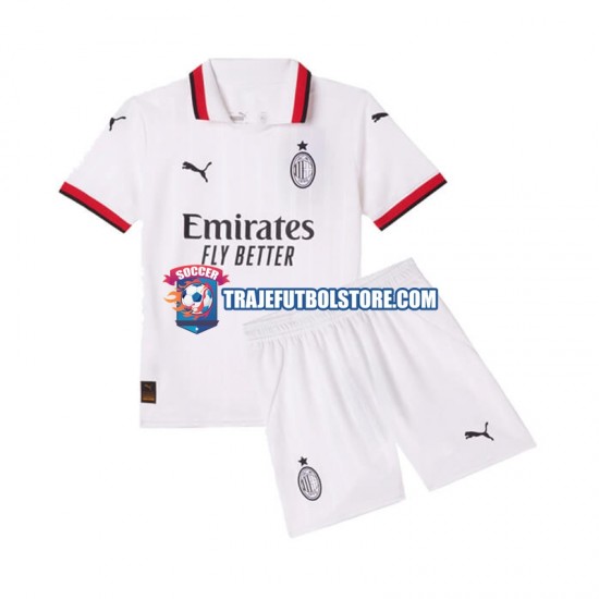 Camiseta 2ª AC Milan Niño 2024-2025 Manga Corta