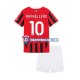Camiseta 1ª AC Milan Rafael Leao 10 Niño 2024-2025 Manga Corta