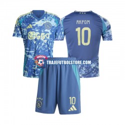Camiseta 2ª AFC Ajax Chuba Akpom 10 Niño 2024-2025 Manga Corta
