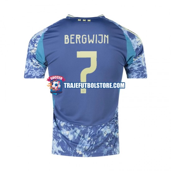 Camiseta 2ª AFC Ajax Steven Bergwijn 7 Hombre 2024-2025 Manga Corta