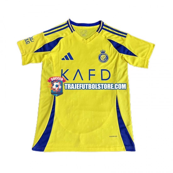 Camiseta 1ª Al Nassr Hombre 2024-2025 Manga Corta