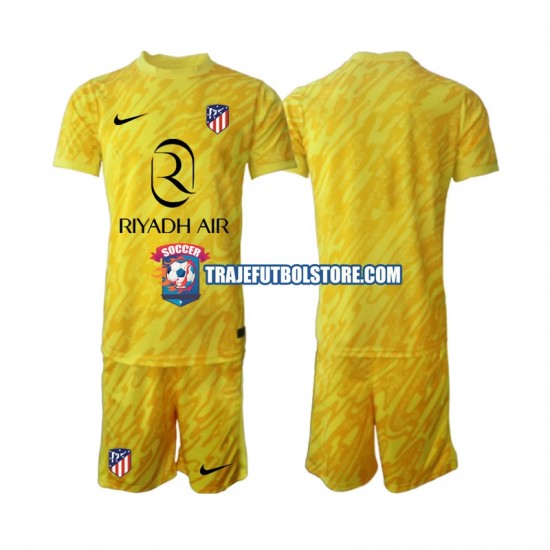 Camiseta 3ª Atlético Madrid Portero Niño 2024-2025 Manga Corta