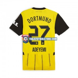 Camiseta 1ª Borussia Dortmund Karim Adeyemi 27 Hombre 2024-2025 Manga Corta