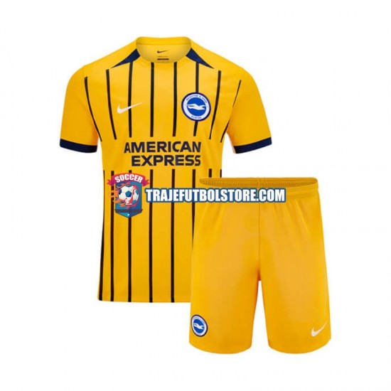 Camiseta 2ª Brighton Hove Albion Niño 2024-2025 Manga Corta