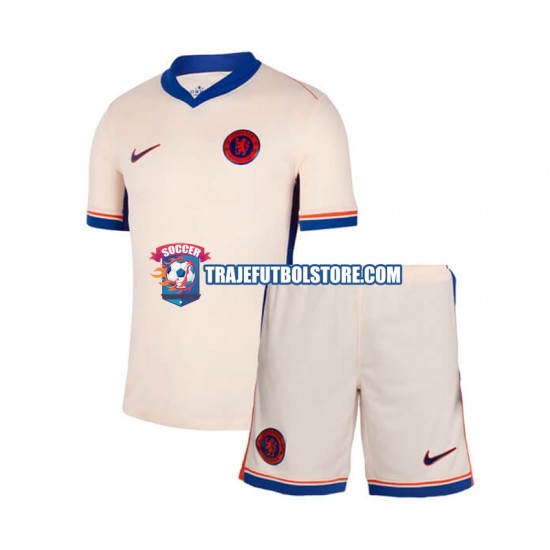 Camiseta 2ª Chelsea Niño 2024-2025 Manga Corta