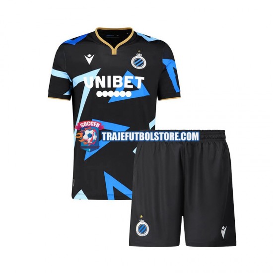 Camiseta 4ª Club Brugge Niño 2023-2024 Manga Corta