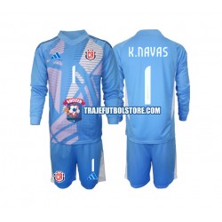 Camiseta 1ª Costa Rica Keylor Navas 1 Portero Niño 2024 ML