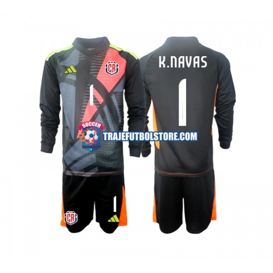 Camiseta 3ª Costa Rica Keylor Navas 1 Portero Niño 2024 ML