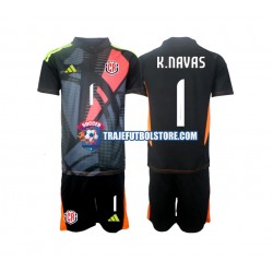Camiseta 3ª Costa Rica Keylor Navas 1 Portero Niño 2024 Manga Corta
