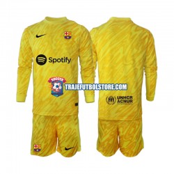 Camiseta 2ª FC Barcelona Portero Niño 2024-2025 ML