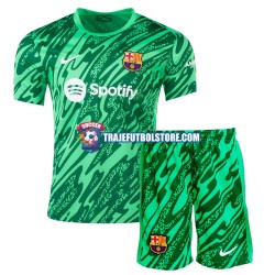 Camiseta 1ª FC Barcelona Portero Niño 2024-2025 Manga Corta