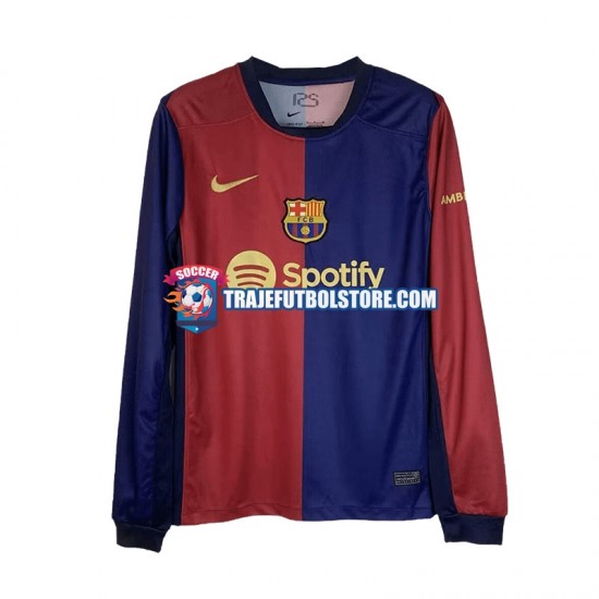 Camiseta 1ª FC Barcelona Hombre 2024-2025 ML