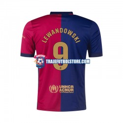 Camiseta 1ª FC Barcelona Robert Lewandowski 9 Hombre 2024-2025 Manga Corta