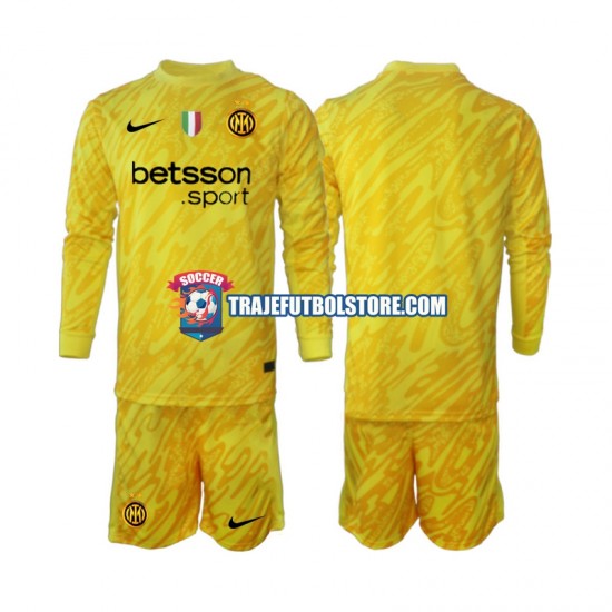 Camiseta 2ª Inter Milan Portero Niño 2024-2025 ML