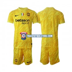 Camiseta 2ª Inter Milan Portero Niño 2024-2025 Manga Corta