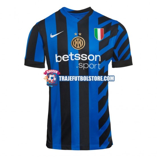 Camiseta 1ª Inter Milan Hombre 2024-2025 Manga Corta