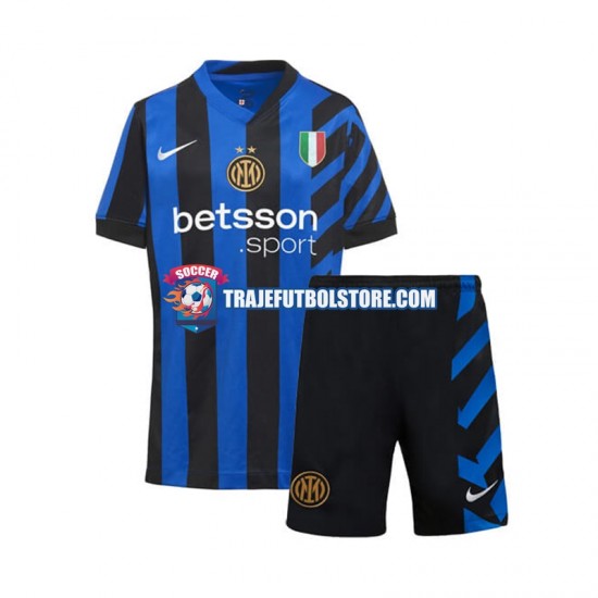 Camiseta 1ª Inter Milan Niño 2024-2025 Manga Corta