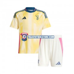 Camiseta 2ª Juventus Niño 2024-2025 Manga Corta
