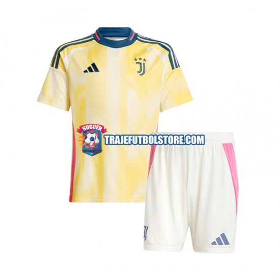 Camiseta 2ª Juventus Niño 2024-2025 Manga Corta