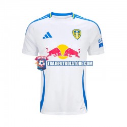 Camiseta 1ª Leeds United Hombre 2024-2025 Manga Corta