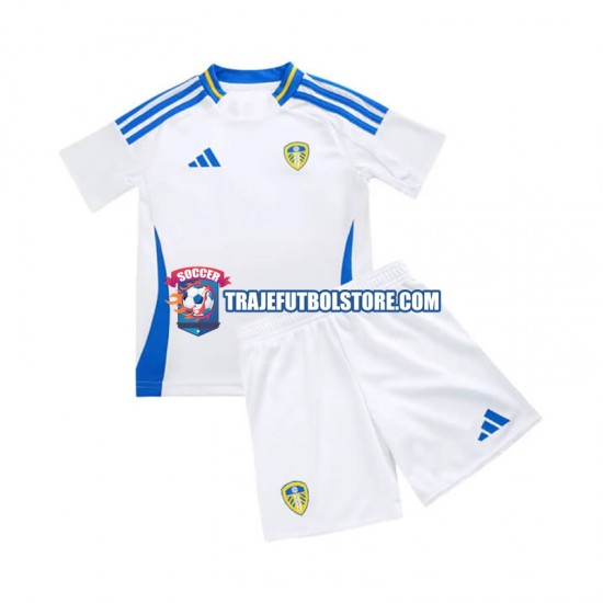 Camiseta 1ª Leeds United Niño 2024-2025 Manga Corta